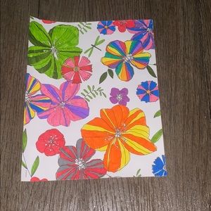 Crayola colored page